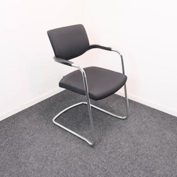 Interstuhl - Vergaderstoel - Zwart - Chroom - Slede beschikbaar voor biedingen