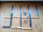 Set oude houtprofielen + houtboren, Doe-het-zelf en Verbouw, Gereedschap | Handgereedschap, Ophalen of Verzenden, Gebruikt
