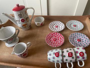 Kinderserviesje van Douwe Egberts beschikbaar voor biedingen