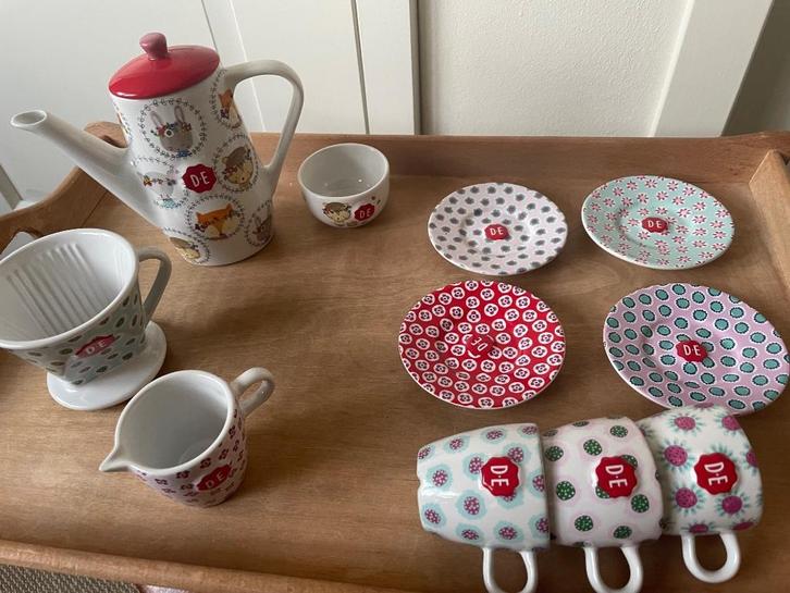 Kinderserviesje van Douwe Egberts, Kinderen en Baby's, Speelgoed | Overig, Gebruikt, Jongen of Meisje, Ophalen