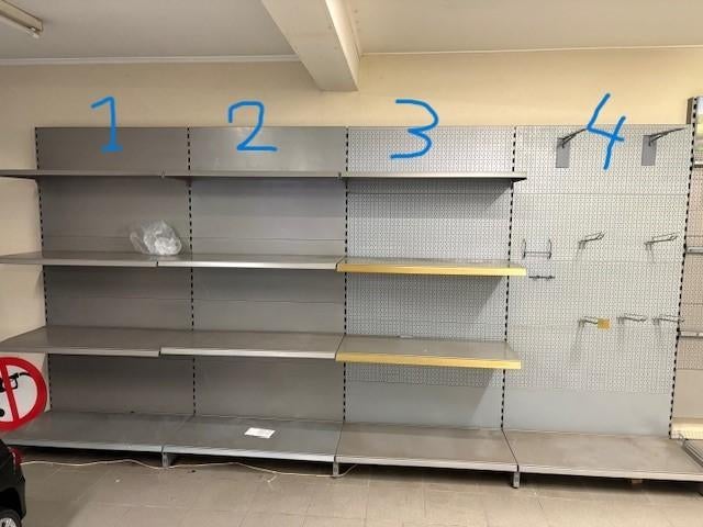 wandstellingen 15 stuks, Ophalen, Stelling, Stelling kasten, Stellingstraat