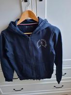 Tommy hilfiger hoodie met rits donker maat 152, Gebruikt, Trui of Vest, Ophalen of Verzenden, Tommy Hilfiger