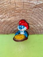 Smurfen grote smurf met pizza, Ophalen of Verzenden, Zo goed als nieuw
