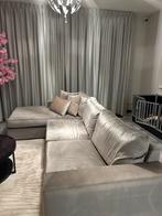 Hoekbank champagne zilver velours velvet eric kuster, Ophalen, Zo goed als nieuw