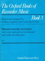 William Appleby -The Oxford Books of Recorder Music - Book 3, Gebruikt, Ophalen of Verzenden, Artiest of Componist, Piano