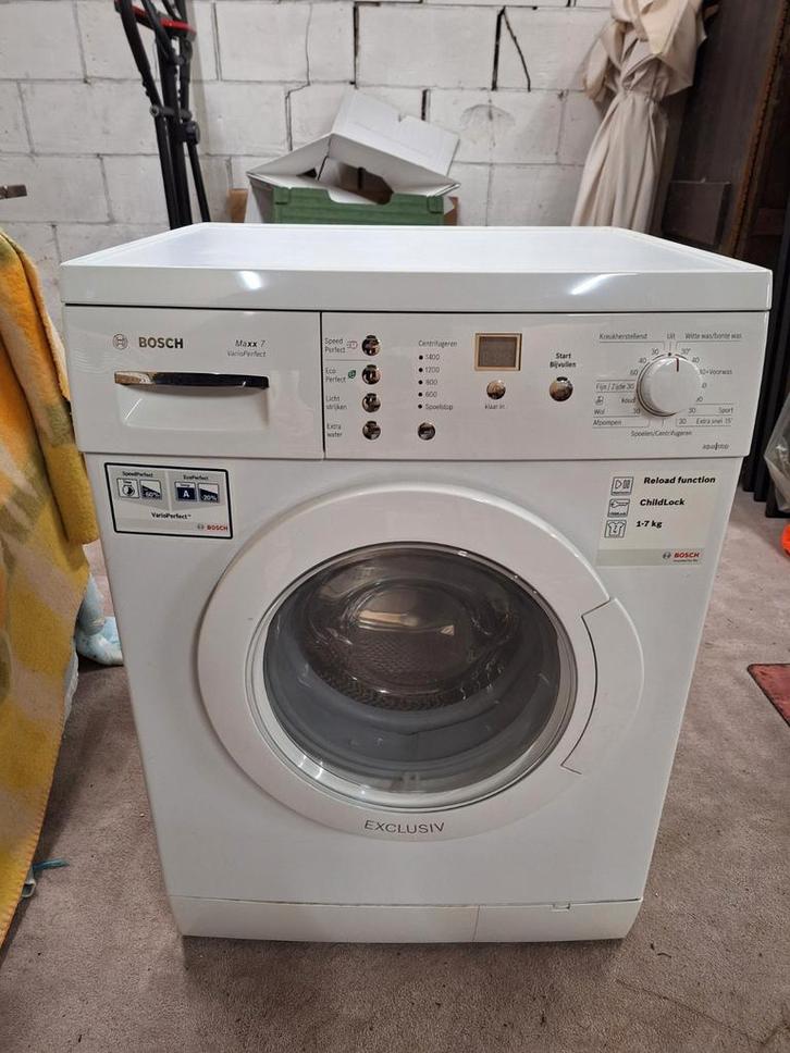 Wasmachine BOSCH MAXX 7 1400 toeren 7 kilo, Witgoed en Apparatuur, Wasmachines, Gebruikt, Voorlader, 6 tot 8 kg, 85 tot 90 cm