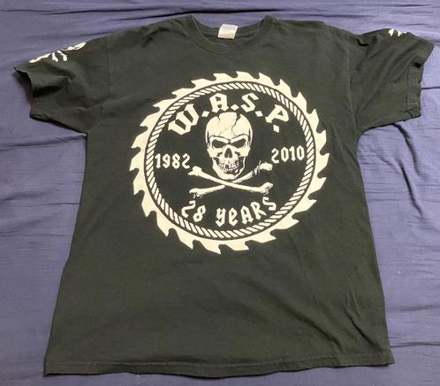W.A.S.P. 28 years tour t-shirt maat L, Verzamelen, Muziek, Artiesten en Beroemdheden, Gebruikt, Kleding, Ophalen of Verzenden