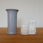 Grijze GDR Strehla vaas, Huis en Inrichting, Woonaccessoires | Vazen, Overige kleuren, Aardewerk of Porselein, Ophalen of Verzenden