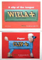 13 vintage advertenties reclames Rizla sigarettenpapier 96-0, Verzamelen, Verzenden, Gebruikt, Overige typen