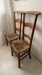 Bidstoeltje antiek, Antiek en Kunst, Antiek | Meubels | Stoelen en Banken, Ophalen of Verzenden