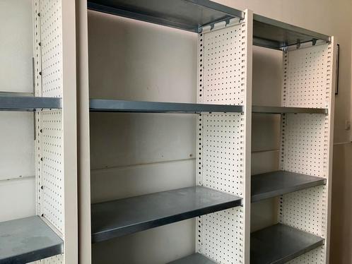 Mooie stevige stellingkast boekenkast keukenkast kast RVS, Huis en Inrichting, Kasten | Roldeurkasten en Archiefkasten, Gebruikt