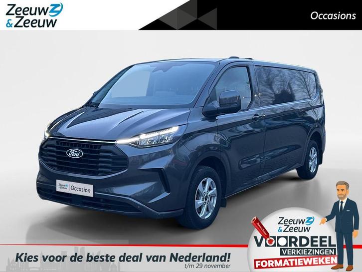 Ford Transit Custom 320 2.0 TDCI L2H1 Limited 136pk | Naviga, Auto's, Bestelauto's, Bedrijf, Te koop, ABS, Achteruitrijcamera