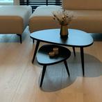 DE BOMMEL SALONTAFEL SET VAN 2, Ophalen, Gebruikt, Rond, 50 tot 100 cm