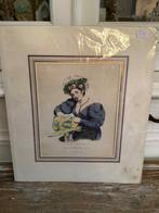 Oude mode plaat, Ophalen of Verzenden