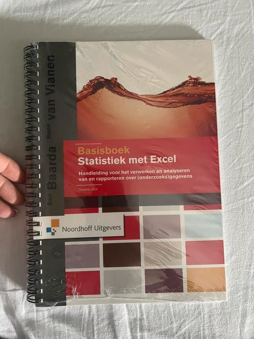 Ben Baarda - Basisboek statistiek met Excel, Boeken, Wetenschap, Nieuw, Ophalen of Verzenden