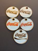 winkelwagenmuntjes Coca Cola 5x, Verzamelen, Winkelwagenmuntjes, Ophalen of Verzenden