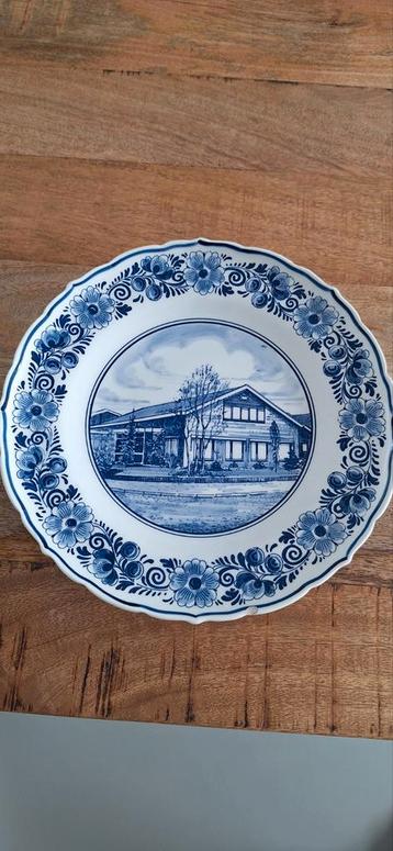 Delfts blauw bord - De Vooruitgang Volendam beschikbaar voor biedingen