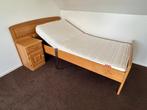 Bed 200x100cm elektrischverstelbaar, Ophalen, Eenpersoons, 200 cm, Hout