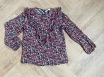 Zara Bloemen blouse met lange mouwen maat 134, Overhemd of Blouse, Nieuw, Zara, Verzenden