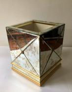 Vintage spiegel plantenbak, bak, Hollywood, Huis en Inrichting, Woonaccessoires | Zuilen en Pilaren, Ophalen, Zo goed als nieuw