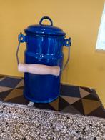 Originele emaille voorraadpot, Antiek en Kunst, Ophalen of Verzenden