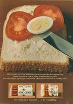 Retro reclame 1968 King Corn brood Zweeds wittebrood met ei, Verzamelen, Verzenden, Overige typen