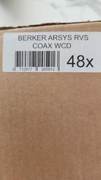 Nieuw! Berker Arsys RVS Coax WCD + Afdekplaat – Inbouwmodel, Ophalen of Verzenden, Zo goed als nieuw, Overige typen