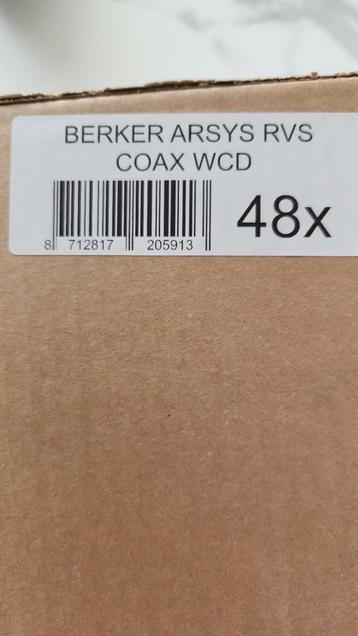 Nieuw! Berker Arsys RVS Coax WCD + Afdekplaat – Inbouwmodel  beschikbaar voor biedingen