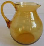 Amberkleurige W.J. Rozendaal schenkkan / waterkan, Antiek en Kunst, Ophalen of Verzenden