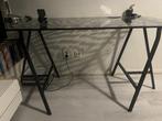 Glazen Ikea bureau, Huis en Inrichting, Ophalen, Gebruikt, Bureau