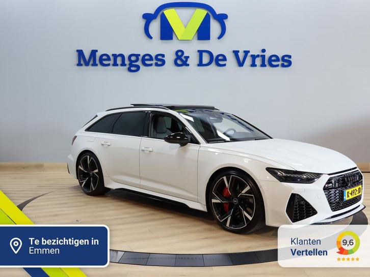 Audi RS6 Avant TFSI quattro Dynamic Plus Keramisch | 4WS | S, Auto's, Audi, Bedrijf, Te koop, RS6, 360° camera, 4x4, ABS, Adaptive Cruise Control