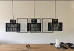 Bamboe hanglamp H&M Home - Zwart - 3 stuks, Huis en Inrichting, Lampen | Hanglampen, Ophalen, Zo goed als nieuw, Minder dan 50 cm