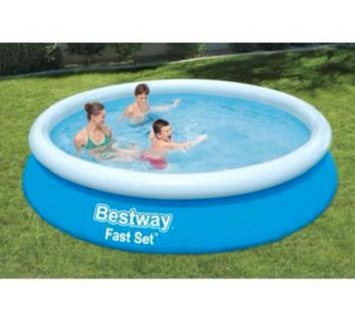 Familiezwembad Bestway, Tuin en Terras, Zwembaden, Zo goed als nieuw, Minder dan 80 cm, 200 tot 400 cm, Rond, Ophalen of Verzenden