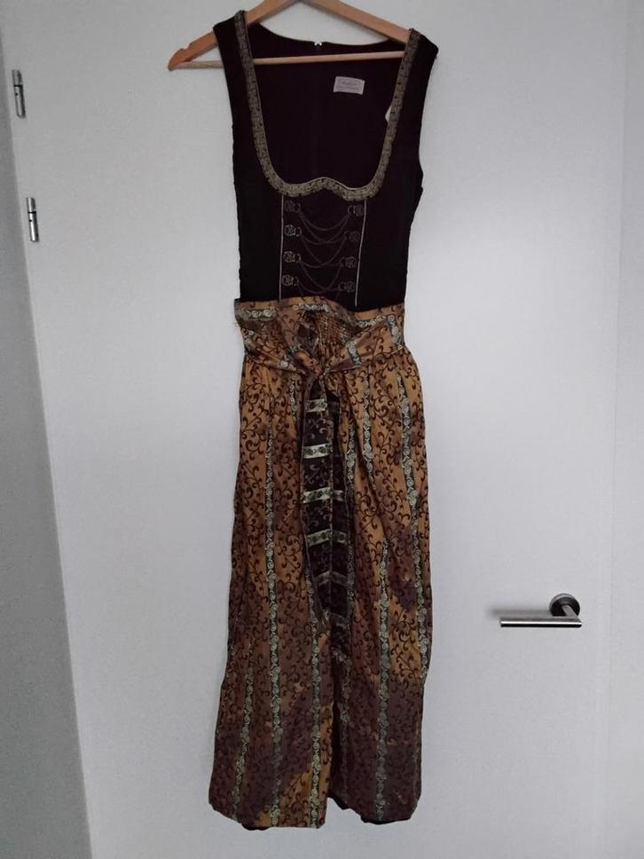 Traditionele Dirndl, lang model met 2 schorten, maat 38, Kleding | Dames, Carnavalskleding en Feestkleding, Zo goed als nieuw