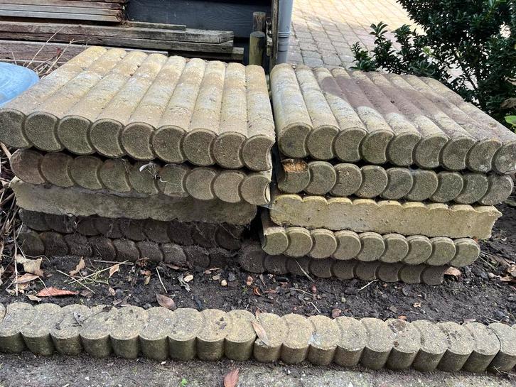 Betonnen Sierbandjes - 10 stuks - Gratis af te halen!, Tuin en Terras, Palen, Balken en Planken, Gebruikt, Overige typen, Minder dan 180 cm