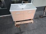 Wastafel 90cm met spiegelkast en verlichting, Ophalen, Spiegelkast, 50 tot 100 cm, Zo goed als nieuw