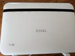 Zyxel T-56 Modem Odido - Dual-Band Wireless AX6000 VDSL2/ 2., Computers en Software, Routers en Modems, Ophalen of Verzenden, Gebruikt