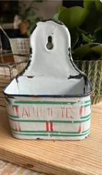 Frans Allumettes emaille bakje, Antiek en Kunst, Antiek | Emaille, Ophalen of Verzenden