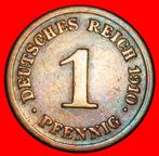 Ⰶ EAGLE (1890-1916): GERMANY 1 PFENNIG 1910E SAXONY!, Verzenden, Duitsland, Losse munt