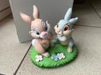 Pan Pan & Miss Bunny beeld ( disneyland Parijs ) bambi, Verzamelen, Ophalen of Verzenden, Bambi of Dumbo, Nieuw, Beeldje of Figuurtje
