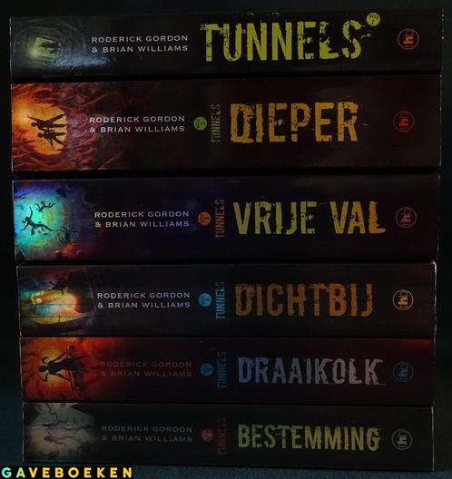 Tunnels - Roderick Gordon & Brian Williams - THB - 6x - SC, Boeken, Fantasy, Gelezen, Ophalen of Verzenden
