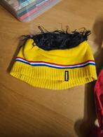 Gele Jumbo schaatsmuts met haar, Jumbo, Overige maten, Ophalen of Verzenden, Zo goed als nieuw