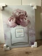 Schilderij glas Coco Chanel, Ophalen, Overige materialen, Zo goed als nieuw, 75 cm of meer