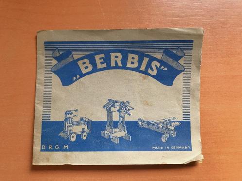 Antiek BERBIS speelgoedboekje uit 1959, Antiek en Kunst, Antiek | Speelgoed, Ophalen of Verzenden