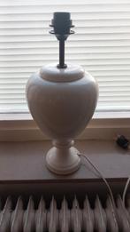 Witte Stenen Lampenvoet, Huis en Inrichting, Ophalen, Overige materialen, Gebruikt, Klassiek