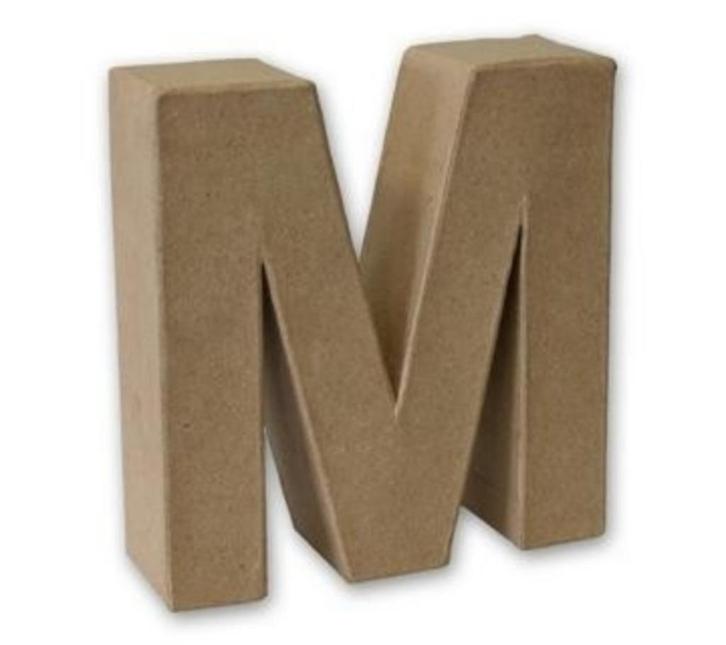 Stevige zelfstaande Dekoratie letters - 17.5 x 5.5 cm., Hobby en Vrije tijd, Knutselen, Nieuw, Materiaal, Ophalen of Verzenden