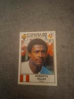 Panini sticker WK 82 Espana. Roberto Rojas Peru., Hobby en Vrije tijd, Stickers en Plaatjes, Verzenden, Zo goed als nieuw, Sticker