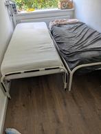 Logeerbed dubbel bed eenpersoonsbed tweepersoons, Huis en Inrichting, Slaapkamer | Bedden, Ophalen, Gebruikt, 90 cm, Eenpersoons