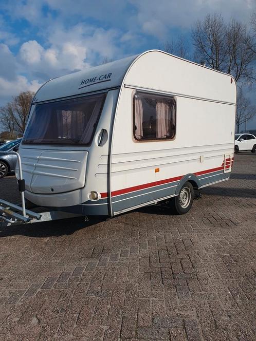 Home-Car Racer 35, Bovag '24. Mover, voortent+zakluifel, Caravans en Kamperen, Caravans, Bedrijf, tot en met 2, 500 - 750 kg, Treinzit