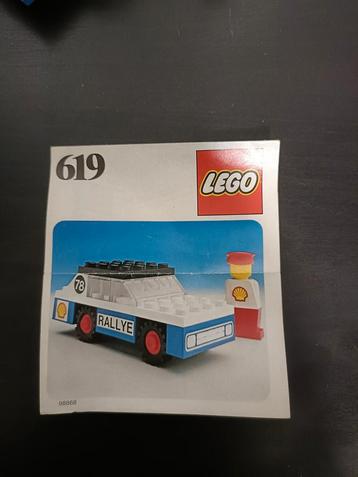 Lego 619 Rallye Car. 100% compleet, weinig gebruikssporen.  beschikbaar voor biedingen